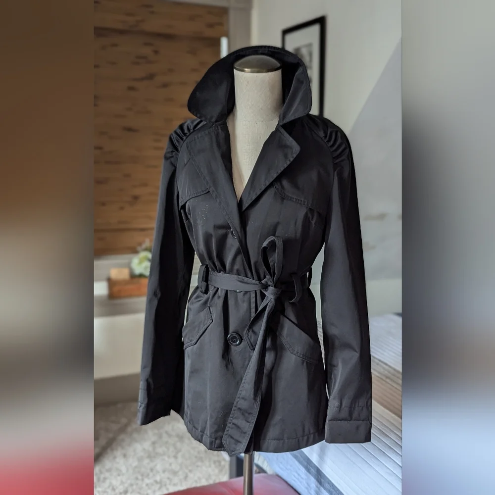 Colebrook Short Trench Rain Coat - Picture 5 of 10